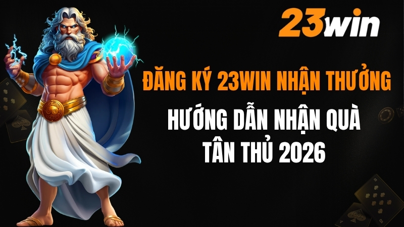 Đăng ký 23win nhận thưởng 2026 - Nhận ngay 188k tân thủ
