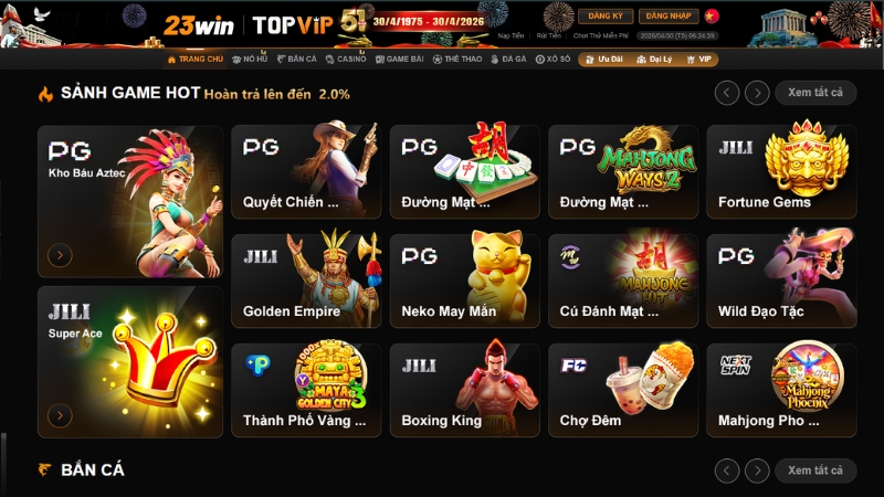 Hệ Sinh Thái Sản Phẩm Tại 23WIN